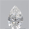 Diamante Natural 0.50 quilates, De pera , Color F, claridad VS2 y certificado GIA