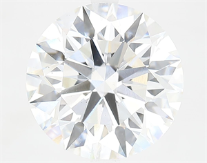 Picture of Lab Grown Diamond 6.40 Carats, Round with Ideal Cut, F Color, VS2 Clarity and Certified by IGI