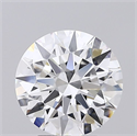 Lab Grown Diamond 3.81 Carats, Round with Ideal Cut, D Color, VVS2 Clarity and Certified by IGI