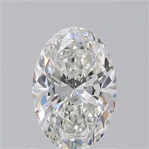 Picture of Natural Diamond 1.01 Carats, Oval with  Cut, H Color, IF Clarity and Certified by GIA