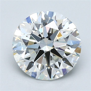 Picture of Natural Diamond 1.71 Carats, Round with Excellent Cut, G Color, VS1 Clarity and Certified by GIA