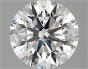 Lab Grown Diamond 3.01 Carats, Round with Excellent Cut, E Color, VS1 Clarity and Certified by IGI