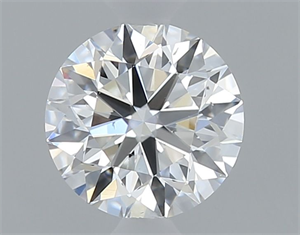 Picture of Natural Diamond 0.40 Carats, Round with Very Good Cut, F Color, SI1 Clarity and Certified by GIA