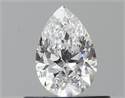 Diamante Natural 0.40 quilates, De pera , Color D, claridad IF y certificado GIA