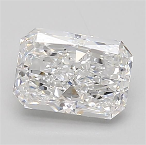 Picture of Lab Grown Diamond 0.95 Carats, Radiant with  Cut, D Color, VVS1 Clarity and Certified by IGI