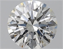 Natural Diamond 1.21 Carats, Round with Excellent Cut, H Color, SI2 Clarity and Certified by GIA