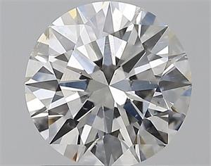 Picture of Natural Diamond 1.21 Carats, Round with Excellent Cut, H Color, SI2 Clarity and Certified by GIA