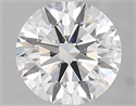Natural Diamond 1.80 Carats, Round with Excellent Cut, F Color, VVS1 Clarity and Certified by GIA