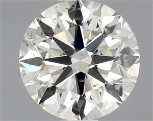 Picture of Natural Diamond 0.84 Carats, Round with Excellent Cut, K Color, SI1 Clarity and Certified by GIA