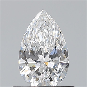 Picture of Natural Diamond 0.60 Carats, Pear with  Cut, D Color, VS1 Clarity and Certified by GIA
