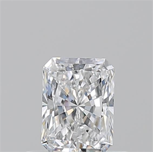 Foto Diamante Natural 0.50 quilates, Radiante , Color D, claridad VVS1 y certificado GIA de