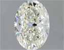 Natural Diamond 2.02 Carats, Oval with  Cut, K Color, SI1 Clarity and Certified by GIA