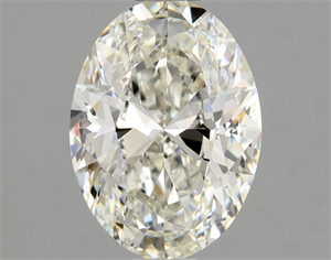 Picture of Natural Diamond 1.00 Carats, Oval with  Cut, J Color, VS2 Clarity and Certified by GIA