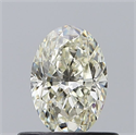 Diamante Natural 0.57 quilates, Ovalado , Color L, claridad VS2 y certificado GIA