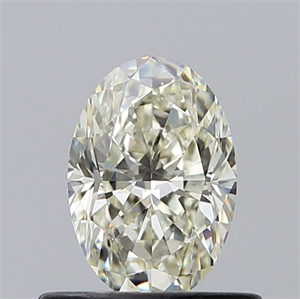 Foto Diamante Natural 0.57 quilates, Ovalado , Color L, claridad VS2 y certificado GIA de