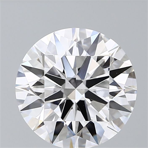Picture of Lab Grown Diamond 3.87 Carats, Round with Ideal Cut, D Color, VS1 Clarity and Certified by IGI