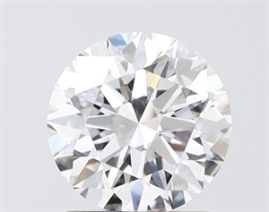 Picture of Lab Grown Diamond 1.40 Carats, Round with Ideal Cut, D Color, VVS2 Clarity and Certified by IGI