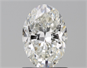 Natural Diamond 1.20 Carats, Oval with  Cut, H Color, IF Clarity and Certified by GIA