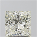 Natural Diamond 2.00 Carats, Princess with  Cut, J Color, VS2 Clarity and Certified by IGI