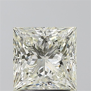 Picture of Natural Diamond 2.00 Carats, Princess with  Cut, J Color, VS2 Clarity and Certified by IGI