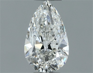 Picture of Natural Diamond 0.50 Carats, Pear with  Cut, G Color, VS2 Clarity and Certified by GIA
