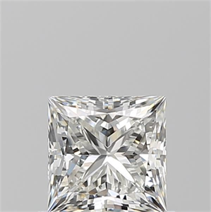 Picture of Natural Diamond 0.84 Carats, Princess with  Cut, H Color, VVS2 Clarity and Certified by GIA