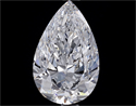 Natural Diamond 2.55 Carats, Pear with  Cut, D Color, IF Clarity and Certified by GIA