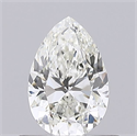 Natural Diamond 0.46 Carats, Pear with  Cut, J Color, VS1 Clarity and Certified by GIA