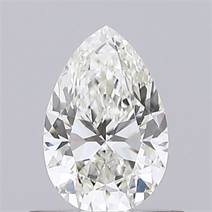 Picture of Natural Diamond 0.46 Carats, Pear with  Cut, J Color, VS1 Clarity and Certified by GIA