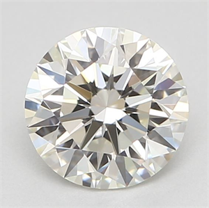 Picture of Natural Diamond 0.52 Carats, Round with Excellent Cut, J Color, IF Clarity and Certified by GIA
