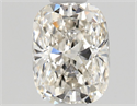 Natural Diamond 0.51 Carats, Cushion with  Cut, I Color, VVS2 Clarity and Certified by GIA