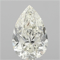 Natural Diamond 3.01 Carats, Pear with  Cut, I Color, SI1 Clarity and Certified by IGI