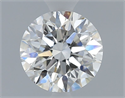 Natural Diamond 0.53 Carats, Round with Excellent Cut, H Color, VVS2 Clarity and Certified by GIA