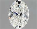 Diamante Natural 0.90 quilates, Ovalado , Color G, claridad IF y certificado GIA