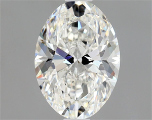 Foto Diamante Natural 0.90 quilates, Ovalado , Color G, claridad IF y certificado GIA de