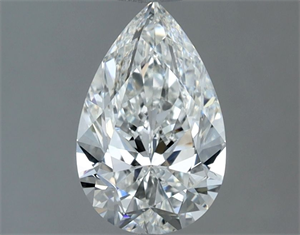 Picture of Natural Diamond 1.01 Carats, Pear with  Cut, G Color, VS2 Clarity and Certified by IGI