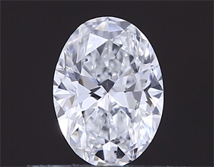 Picture of Natural Diamond 0.40 Carats, Oval with  Cut, D Color, SI2 Clarity and Certified by GIA