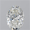 Natural Diamond 3.51 Carats, Oval with  Cut, I Color, VS2 Clarity and Certified by GIA