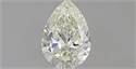 Natural Diamond 0.50 Carats, Pear with  Cut, I Color, VVS2 Clarity and Certified by IGI
