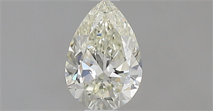 Picture of Natural Diamond 0.50 Carats, Pear with  Cut, I Color, VVS2 Clarity and Certified by IGI