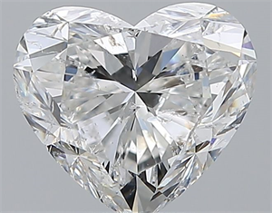 Picture of Natural Diamond 3.01 Carats, Heart with  Cut, F Color, SI2 Clarity and Certified by IGI