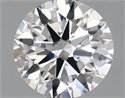 Del inventario de diamantes de laboratorio, 1.09 quilates, Redondo , Color D, claridad VS1 y certificado GIA