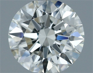 Picture of Natural Diamond 0.53 Carats, Round with Excellent Cut, G Color, VS1 Clarity and Certified by IGI