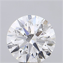 Lab Grown Diamond 3.49 Carats, Round with Excellent Cut, E Color, VVS2 Clarity and Certified by GIA