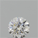 Diamante Natural 0.54 quilates, Redondo , Color E, claridad VVS2 y certificado GIA