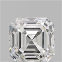 Diamante Natural 0.91 quilates, Asscher , Color G, claridad VVS2 y certificado GIA