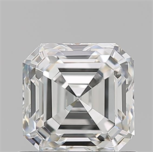Foto Diamante Natural 0.91 quilates, Asscher , Color G, claridad VVS2 y certificado GIA de