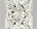 Natural Diamond 3.03 Carats, Princess with  Cut, J Color, VVS2 Clarity and Certified by IGI