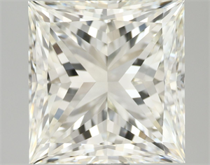 Picture of Natural Diamond 3.03 Carats, Princess with  Cut, J Color, VVS2 Clarity and Certified by IGI