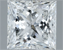 Natural Diamond 1.05 Carats, Princess with  Cut, E Color, SI1 Clarity and Certified by GIA